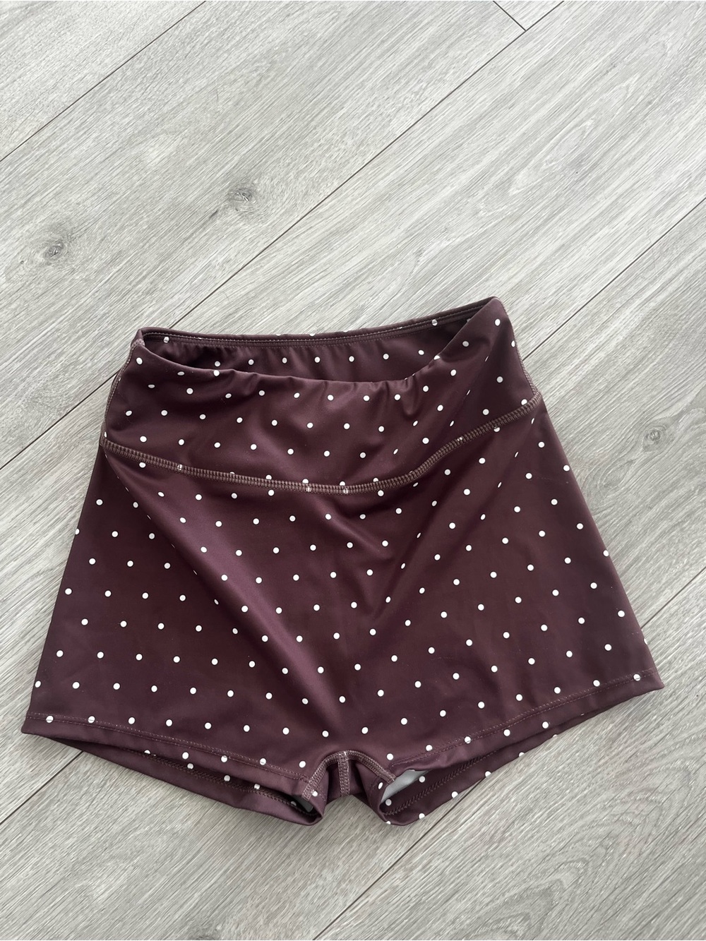 aerie Polka Dot Active Biker Shorts